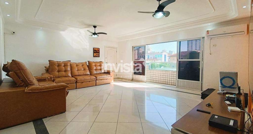 Apartamento com 3 quartos à venda no Embaré, Santos 