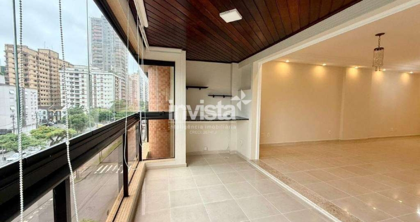 Apartamento com 3 quartos à venda no Embaré, Santos 