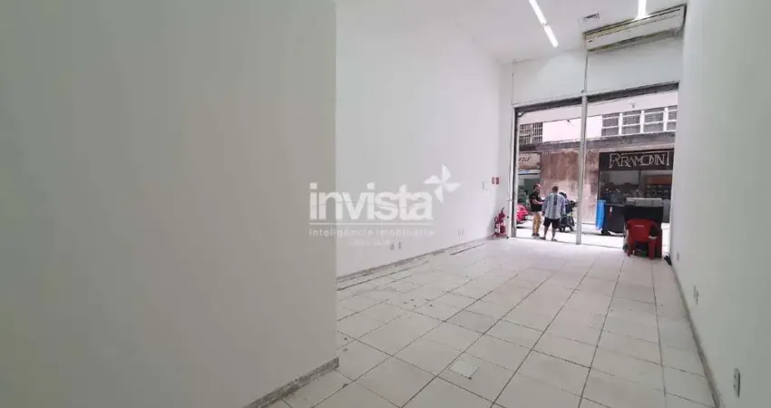 Ponto comercial para alugar no Centro, Santos 
