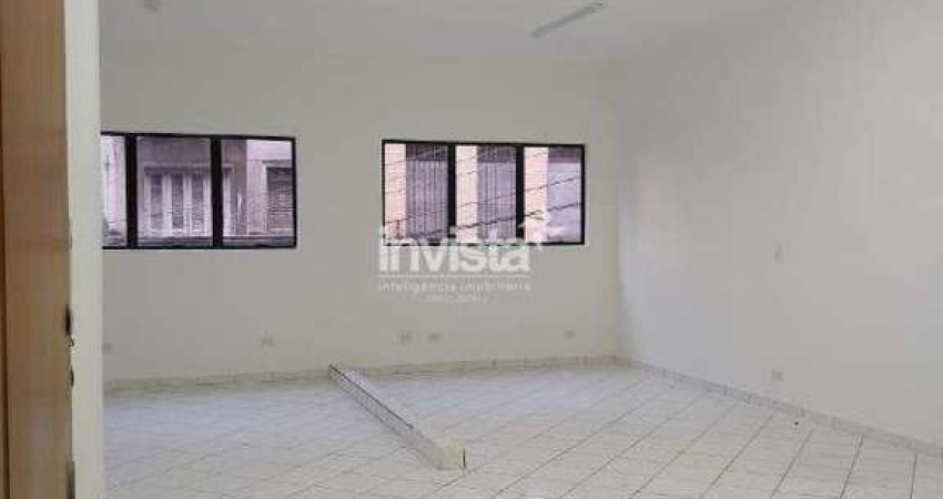 Sala comercial para alugar no Centro, Santos 
