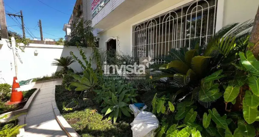 Casa com 4 quartos à venda no Embaré, Santos 