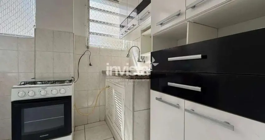 Apartamento com 1 quarto para alugar no Gonzaga, Santos
