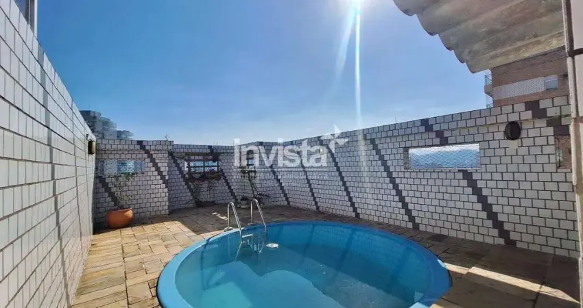 Cobertura com 2 quartos à venda no Gonzaga, Santos 