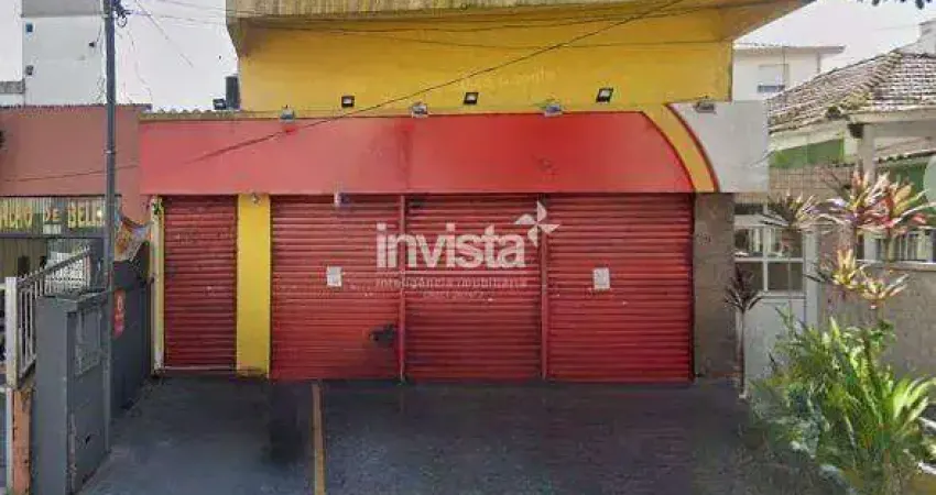 Ponto comercial para alugar na Aparecida, Santos 