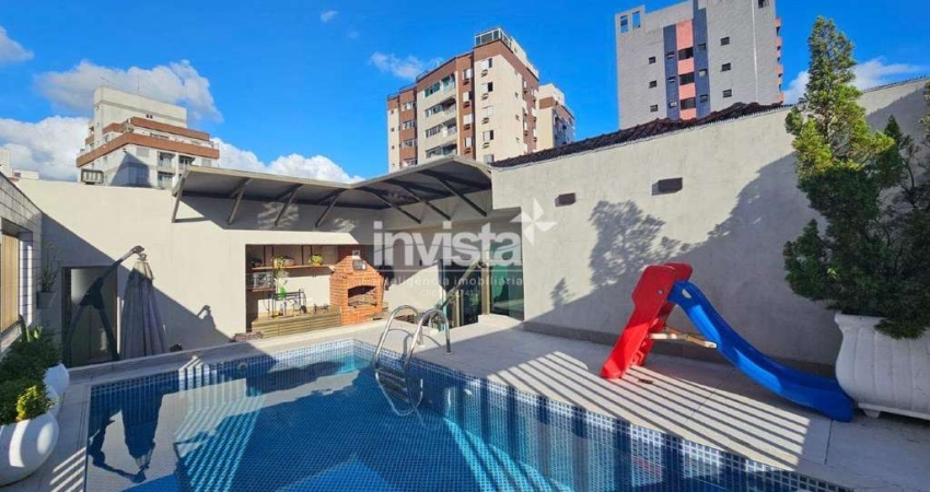 Casa com 3 quartos à venda no Embaré, Santos 