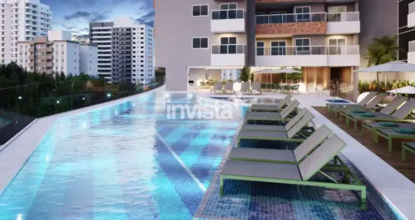 Apartamento 3 dormitórios com 2 vagas no encruzilhada, santos