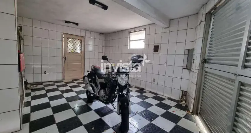 Casa com 2 quartos à venda no Marapé, Santos 
