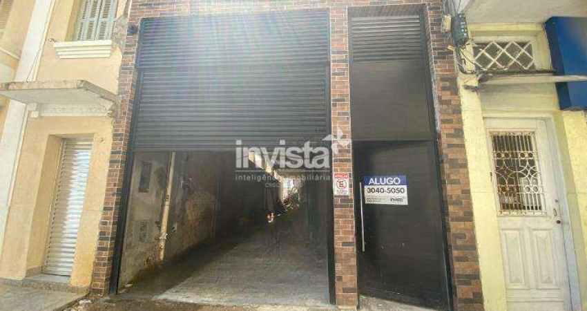 Ponto comercial para alugar no Ponta da Praia, Santos 