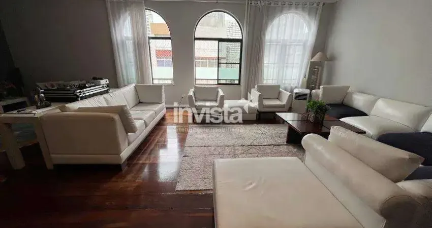 Apartamento com 4 quartos para alugar no Boqueirão, Santos 