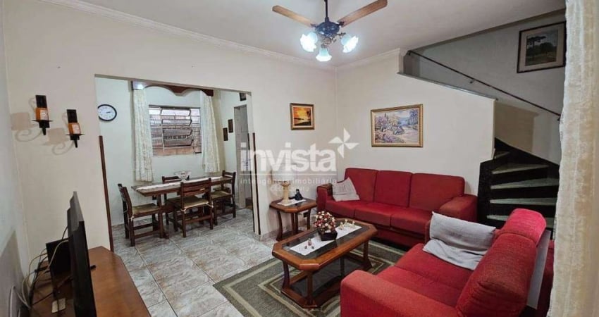 Casa com 2 quartos à venda no Macuco, Santos 