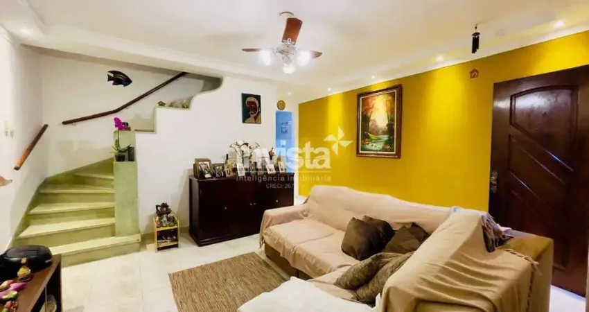 Casa com 3 quartos à venda no Macuco, Santos 