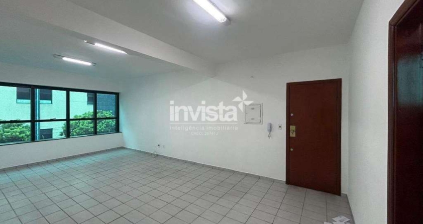 Sala Comercial para aluguel no bairro Macuco em Santos