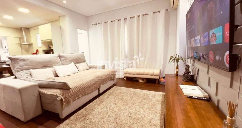 Apartamento com 3 quartos para alugar no José Menino, Santos 