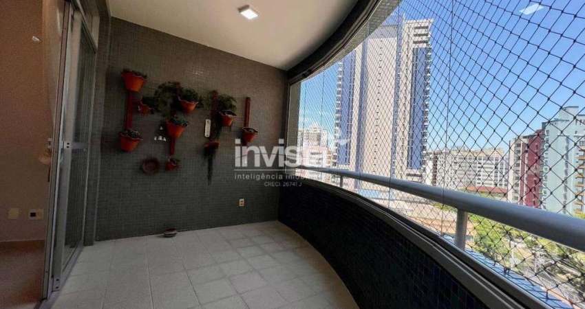 Apartamento com 4 quartos para alugar no Gonzaga, Santos 