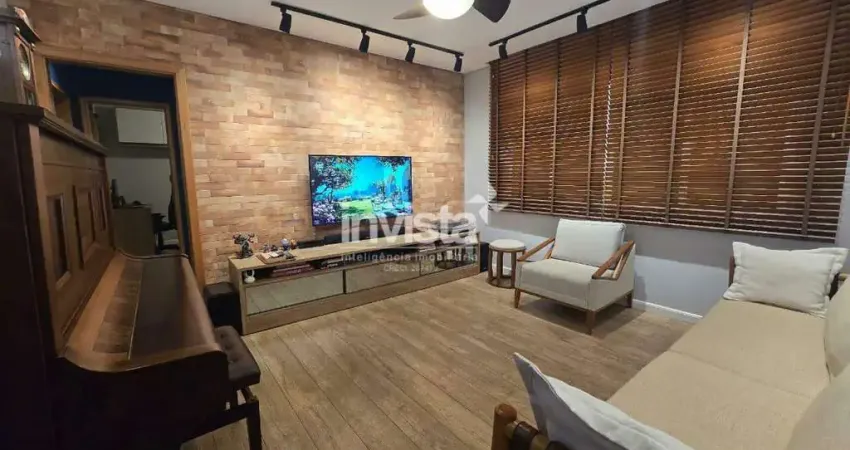 Apartamento com 2 quartos à venda no Embaré, Santos