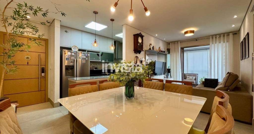Apartamento com 2 quartos à venda no Aparecida, Santos 