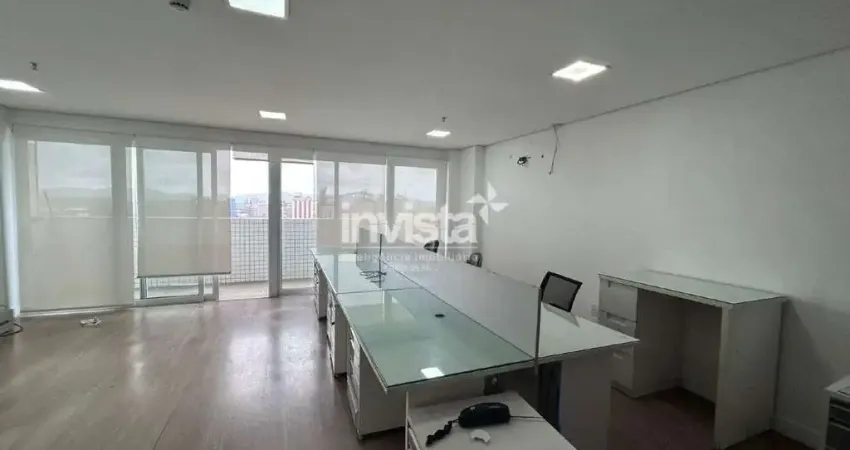Sala comercial para alugar no Centro, Santos