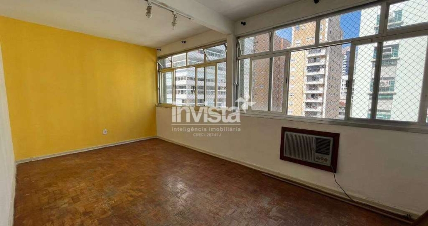 Apartamento com 2 quartos para alugar no Gonzaga, Santos 