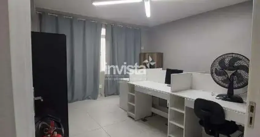 Sala comercial para alugar no Centro, Santos 
