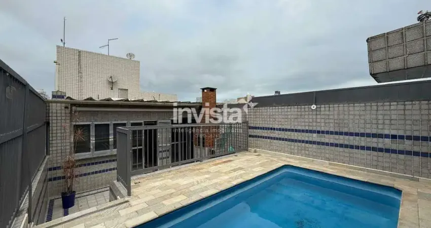Cobertura com 2 quartos à venda no Embaré, Santos 