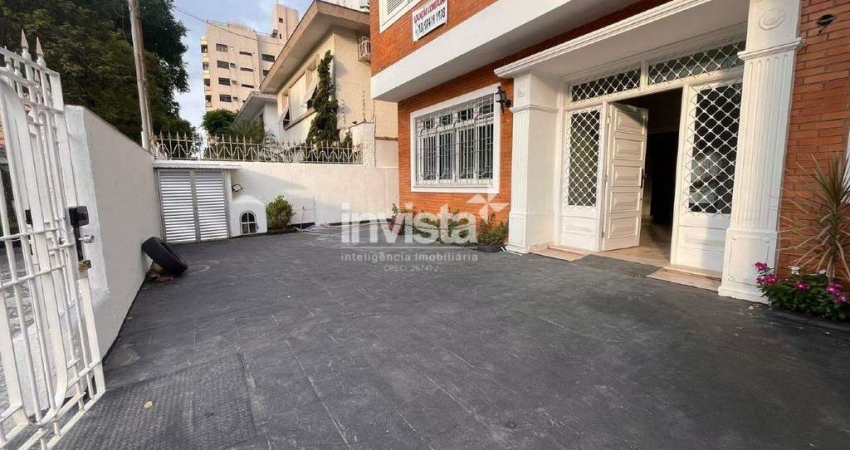 Casa com 4 quartos para alugar no Ponta da Praia, Santos 