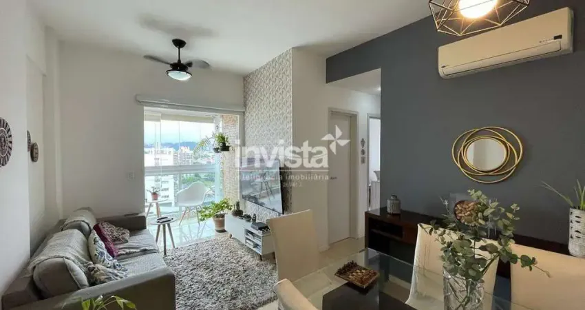 Apartamento com 2 quartos à venda no Estuário, Santos 