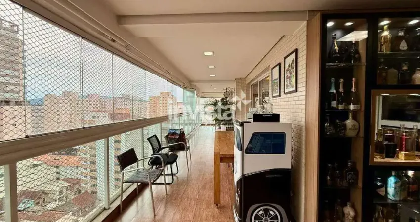 Apartamento com 3 quartos à venda no Embaré, Santos 