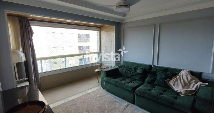 Apartamento Mobiliado para Locação no Gonzaga em Santos!