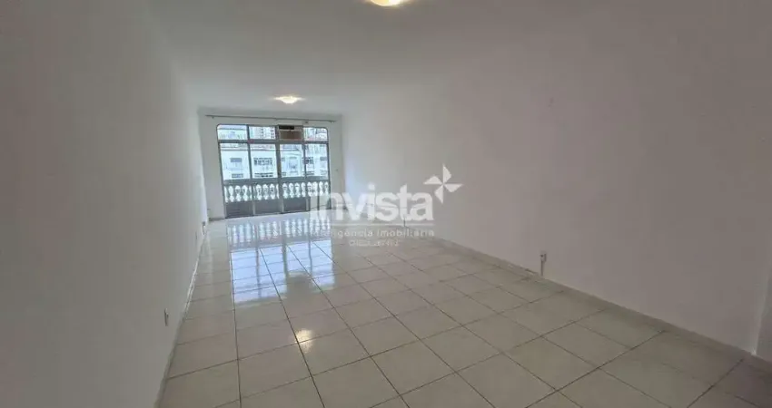 Apartamento com 3 quartos para alugar no Boqueirão, Santos 