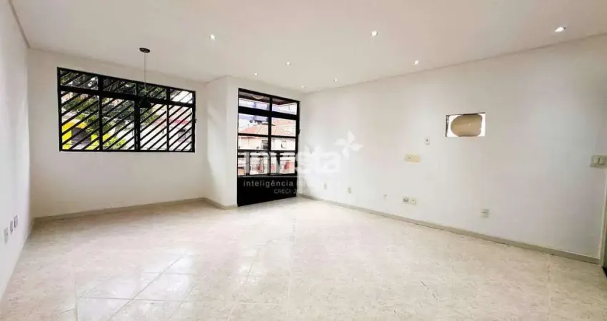 Casa com 3 quartos à venda no Embaré, Santos 
