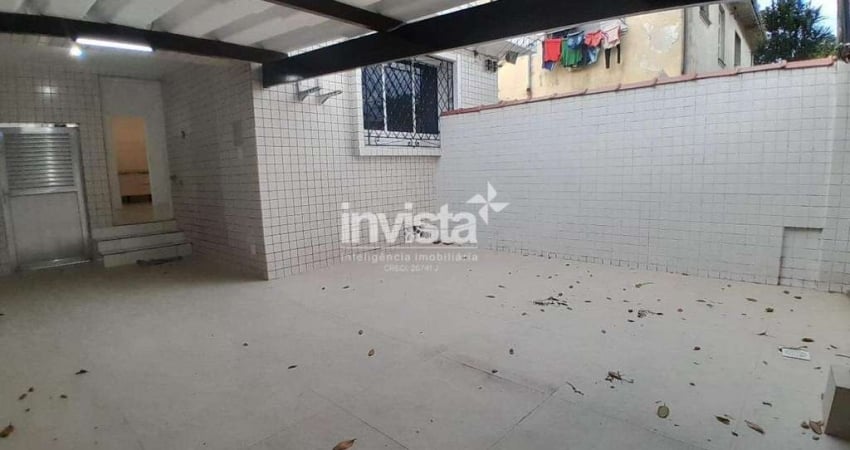 Casa com 2 quartos para alugar no Boqueirão, Santos 