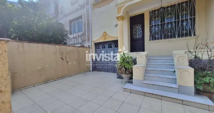 Casa com 4 quartos à venda na Vila Mathias, Santos 