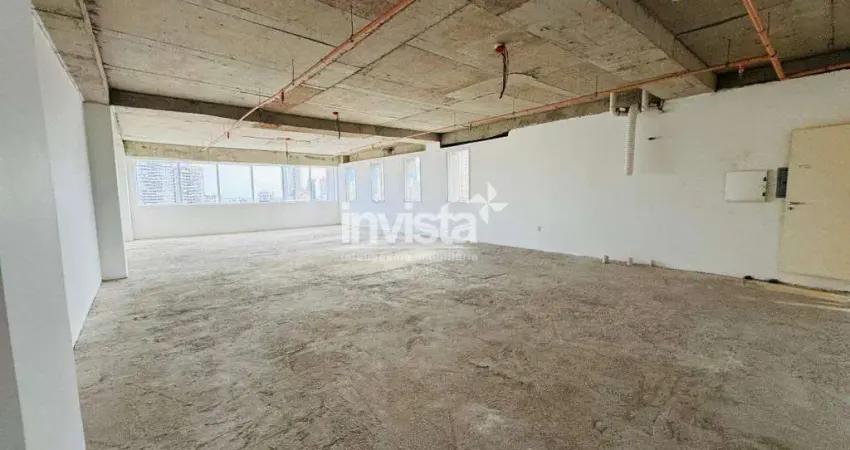 Sala comercial para alugar no Gonzaga, Santos 