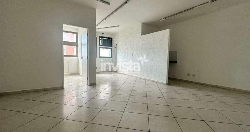 Sala comercial para alugar na Vila Mathias, Santos 