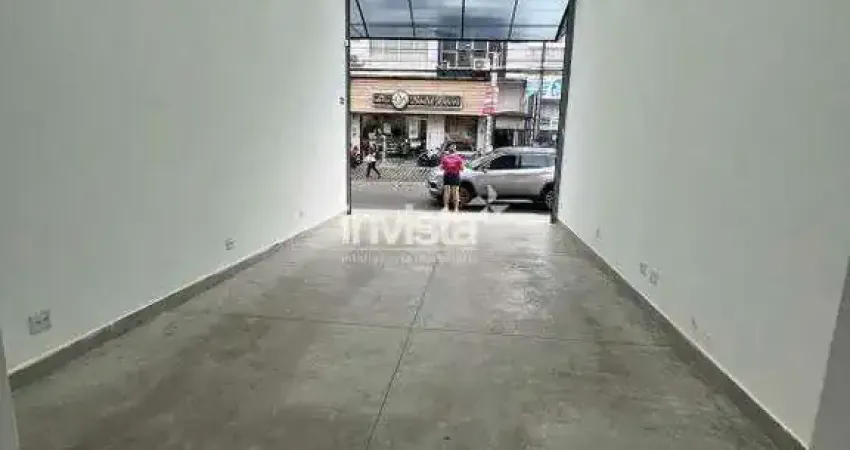 Ponto comercial para alugar na Vila Cascatinha, São Vicente 