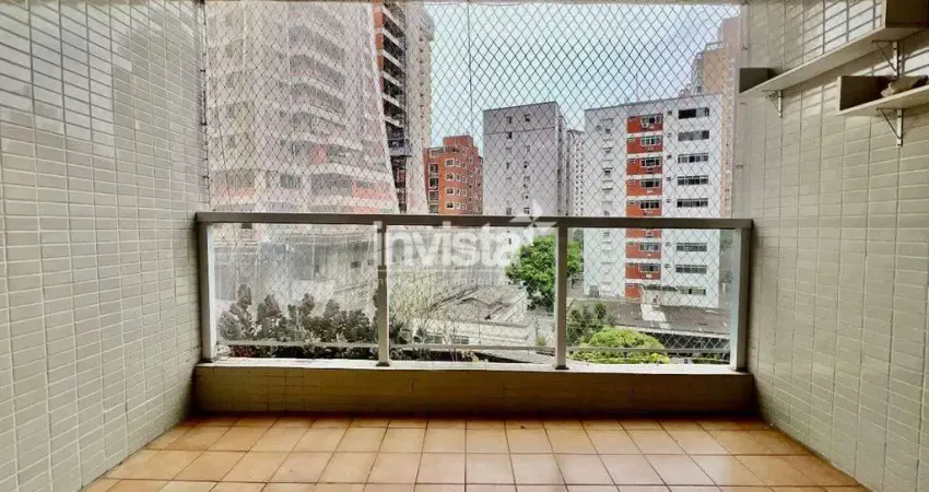 Apartamento com 3 quartos à venda no José Menino, Santos 