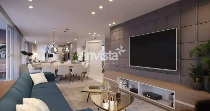Apartamento com 4 quartos à venda no Ponta da Praia, Santos 