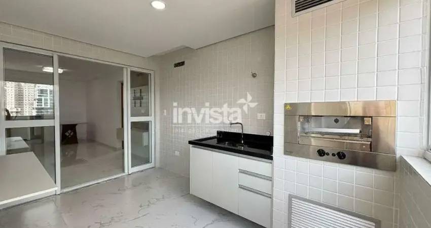 Apartamento com 2 quartos para alugar no Boqueirão, Santos 