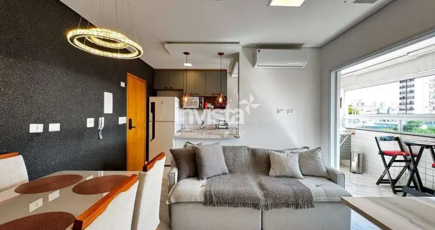 Apartamento com 2 quartos à venda no Macuco, Santos 