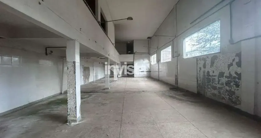 Barracão / Galpão / Depósito para alugar no Macuco, Santos