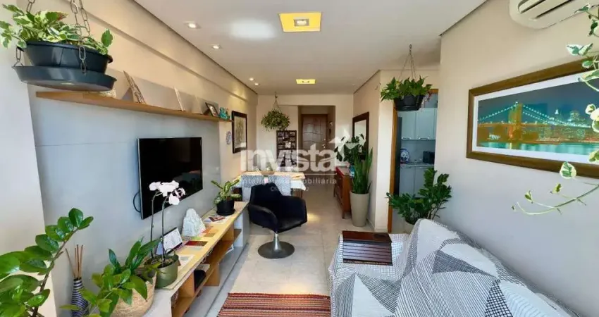 Apartamento com 1 quarto à venda no Estuário, Santos 