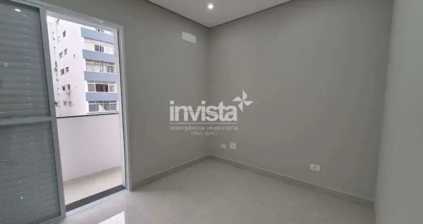 Kit com sacada, transformado em quaro e sala andar alto e vista livre face rua no gonzaga!