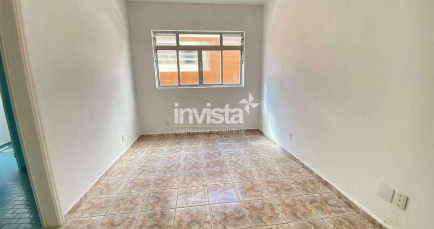 Apartamento com 2 quartos para alugar no Embaré, Santos 