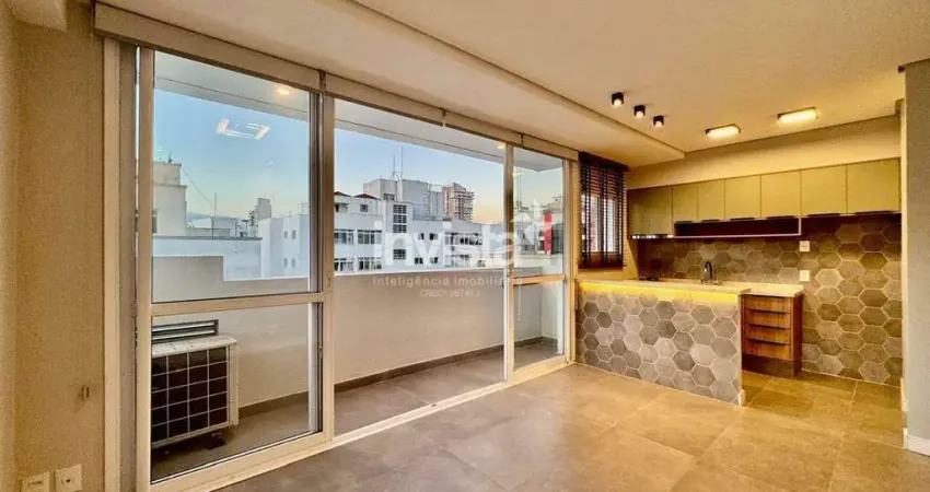 Apartamento com 2 quartos à venda no Gonzaga, Santos 