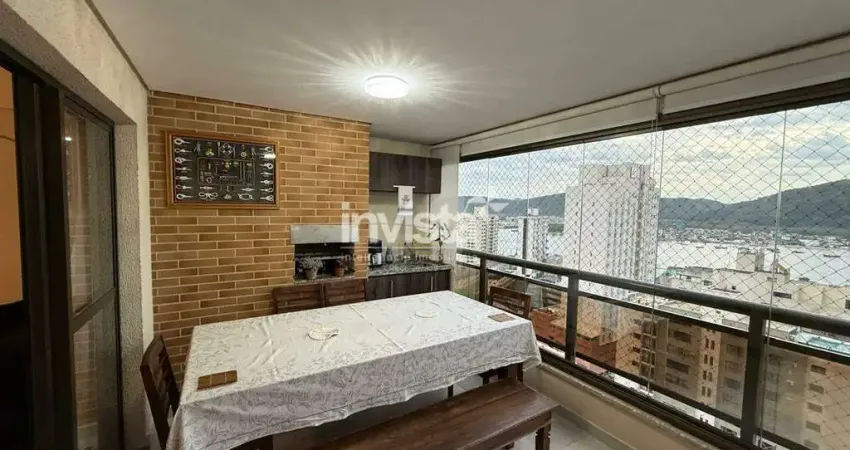 Apartamento com 3 quartos à venda no Ponta da Praia, Santos