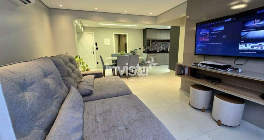 Apartamento Térreo com lazer na Ponta da Praia em Santos