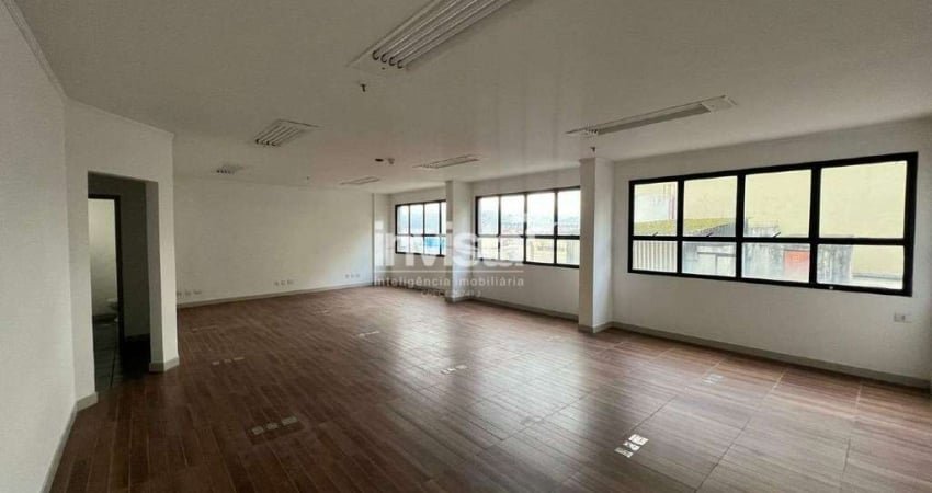 Sala comercial para alugar no Centro, Santos 