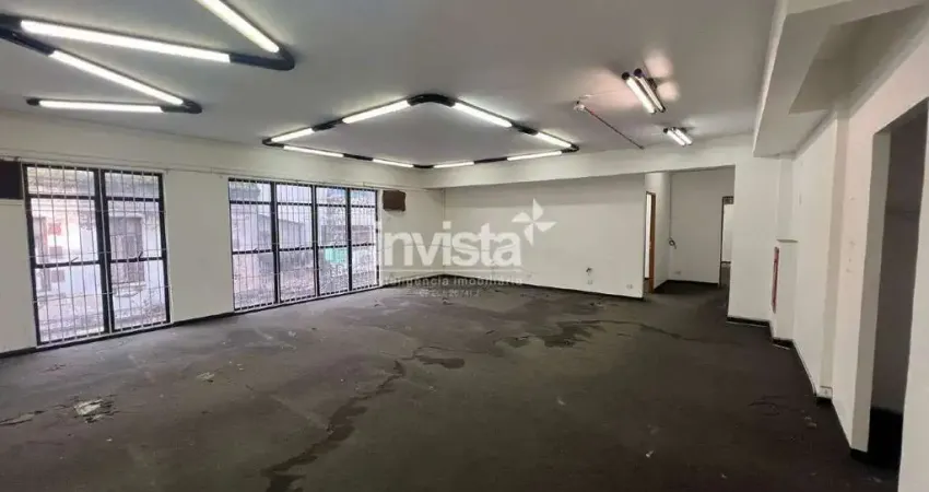 Sala comercial para alugar no Centro, Santos 