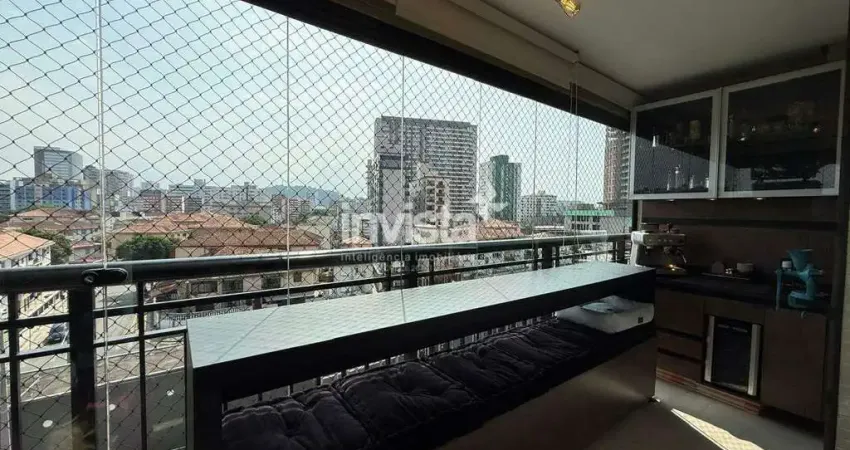 Apartamento com 3 quartos à venda no Gonzaga, Santos 