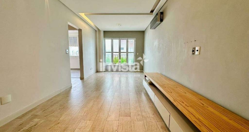 Apartamento no bairro do Embaré em Santos